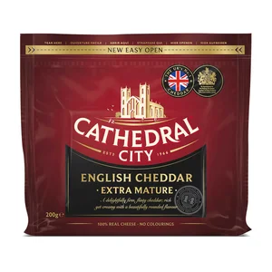 CATHEDRAL CITY Queso cheddar extra curado CATHEDRAL CITY 200 gr.