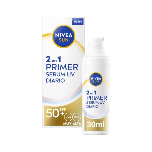 NIVEA Sun Sérum UV facial diario con FPS 50+ (muy alto) 30 ml.