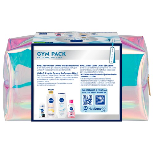 NIVEA Gym pack Neceser para la higiene y el cuidado femenino.