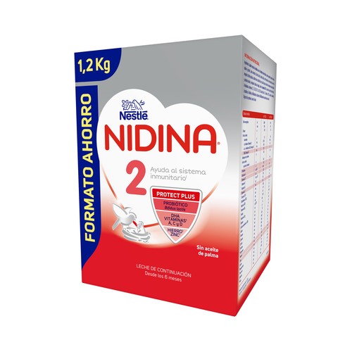 NIDINA Leche (2) de continuación, a partir de 6 meses NIDINA 2 1200 g.