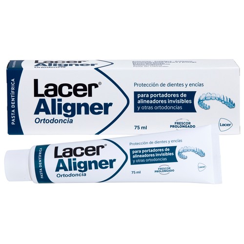 LACER Aligner Pasta de dientes especial tratamiento de ortodoncias 75 ml.