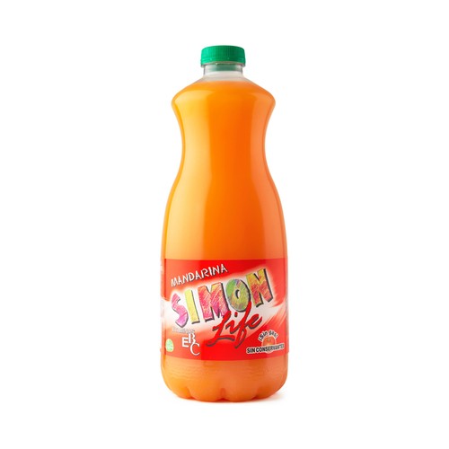Imagen de Refresco refrigerado de mandarina SIMON LIFE botella de 1,5 l.