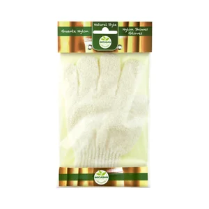 BECASAN NATURE Guante de nylon para exfoliación bajo la ducha BECASAN NATURE Natural style.
