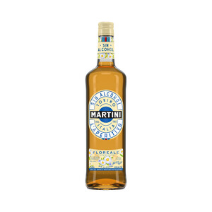 Imagen de MARTINI Aperitivo sin alcohol, ligero y floral con notas de artemina y manzanilla romana MARTINI Floreale botella de 75 cl.