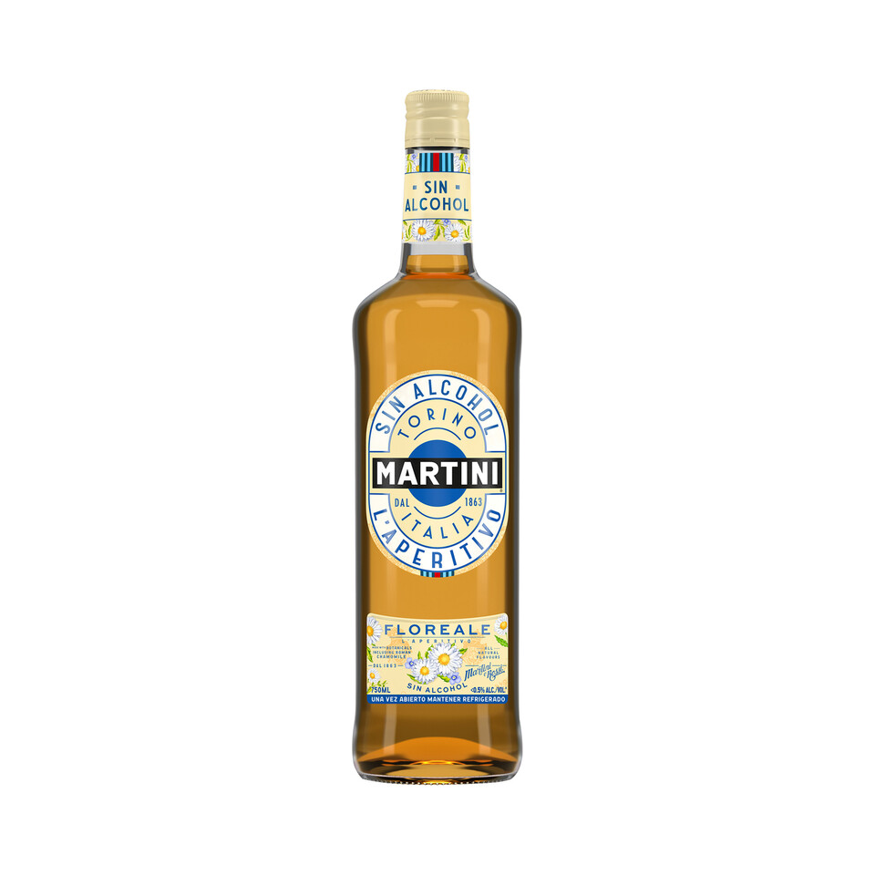 MARTINI Aperitivo sin alcohol, ligero y floral con notas de artemina y