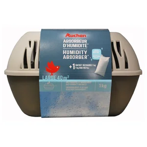 Absorbedor de humedad con recambio, 1KG. PRODUCTO ALCAMPO.