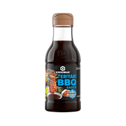 KIKKOMAN Salsa Teriyaki Estilo Coreano - 250ml.