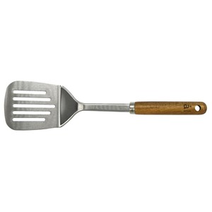 Imagen de Espatula de acero inoxidable con mango de madera Acacia ACTUEL.