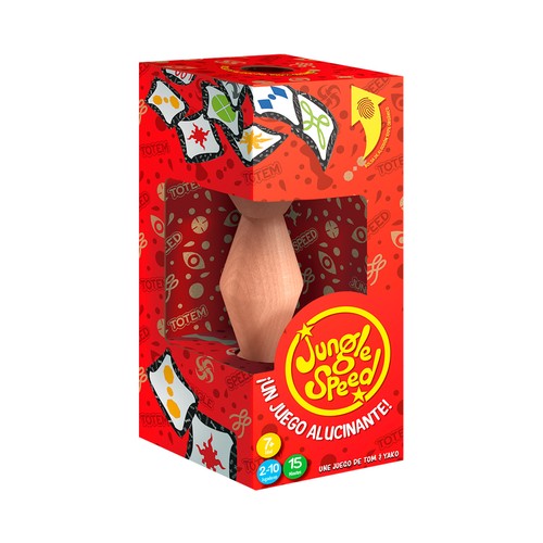 Juego de mesa de velocidad y reflejos Jungle Speed, de 2 a 10 jugadores, ASMODEE.