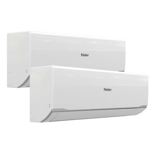 Aire acondicionado (Split 2x1) Tide RBS 25+25 con bomba de calor HAIER , 2.150/ 2.150 frigh/h A+++/A+++. 
