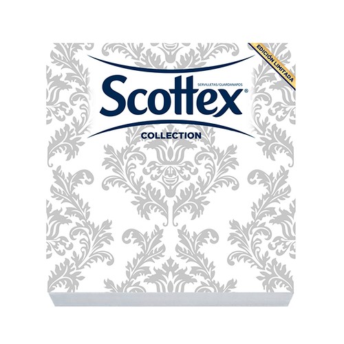 SCOTTEX Collection Servilletas de papel (2 capas) desechables de 33 x 33 cm., con estampado 50 uds.