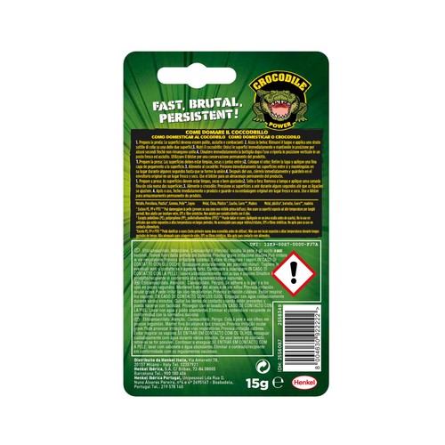 Pegamento instantáneo PATTEX Crocodile, 15grs.