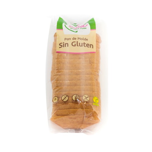SINBLAT Pan de molde sin gluten 350 g.