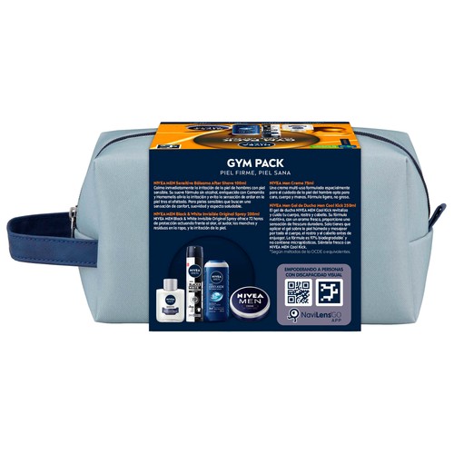 NIVEA Men gym pack Neceser con productos para el cuidado masculino.