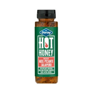 Salsa de miel picante con jalapeños 350g