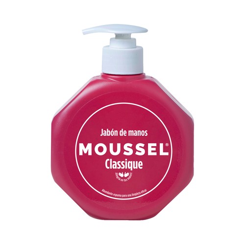 MOUSSEL Classique Jabón de manos con textura crema y fragancia placentera 300 ml.