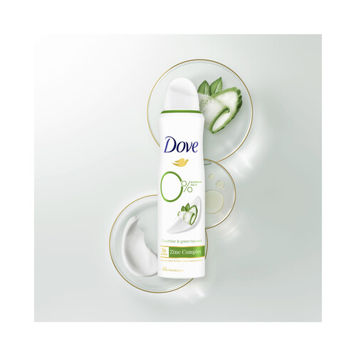 DOVE Desodorante en spray para mujer con extracto de pepino y té verde DOVE Go fresh 150 ml.