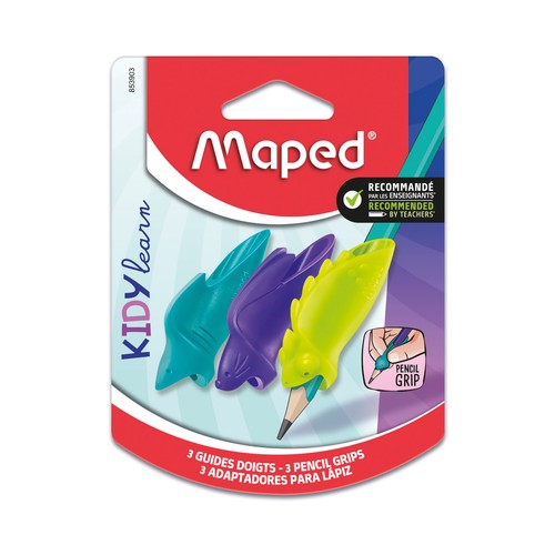 Mix 3 guías de dedos Maped. MAPED