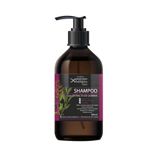Champú anticaida con extracto de Quinina XENSIUM Nature 500 ml.