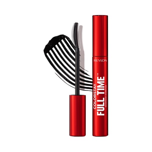 REVLON Colorstay full time tono negro Máscara de pestañas waterproof volumen natural.