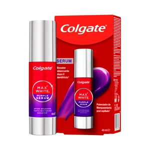 COLGATE Max white Sérum post cepillado, potenciador del blanqueado 40 ml.