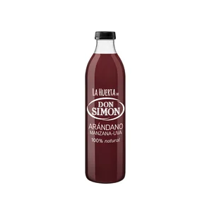 DON SIMON Zumo refrigerado de arándanos, manzana y uva DON SIMÓN LA HUERTA 750 ml.