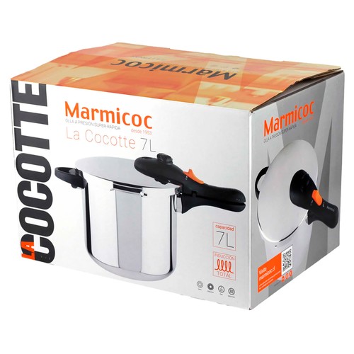 Olla 7L a presión, modelo La Cocotte Marmicoc. MARMICOC