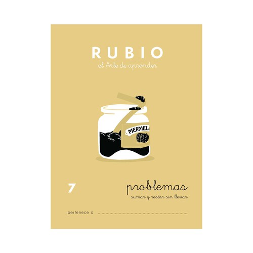 Cuadernillo de actividades matemáticas, Problemas 7, sumar y restar sin llevar, 6-7 años RUBIO.