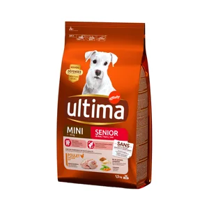 ULTIMA Comida para perro adulto a base de pollo y arroz Senior Mini Affinity 1,5 kg