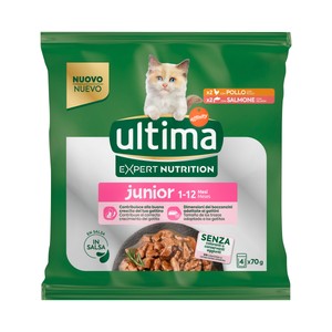 Expert nutrition Alimento en trozos en salsa, para gatitos de 1 a 12 meses 4 x 70 g.
