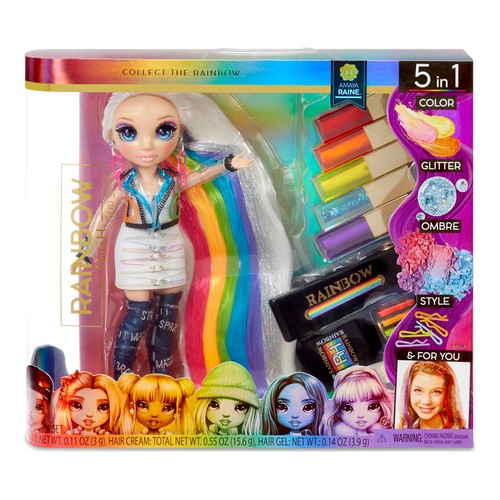 Estudio de peluquería Hair Studio con muñeca exclusiva RAINBOW HIGH.