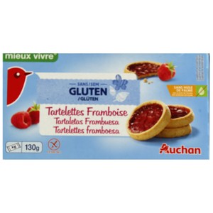 Imagen de PRODUCTO ALCAMPO Tartaletas de frambuesa sin gluten PRODUCTO ALCMAPO 130 g.