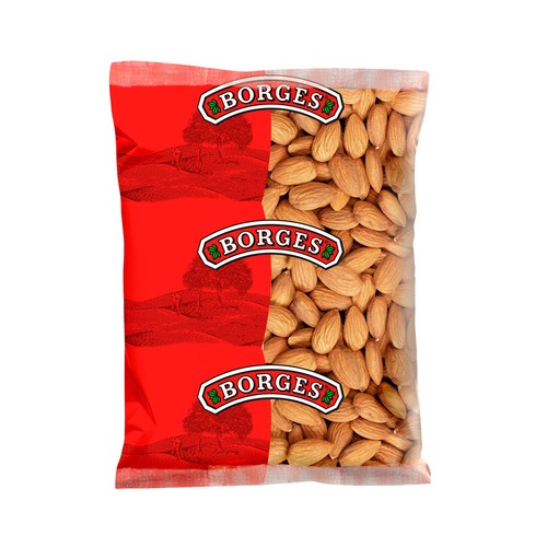 BORGES Almendras piel crudas 1 kg.
