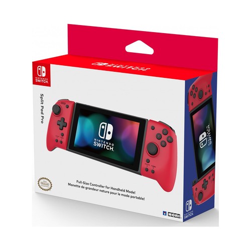 Mando Hori Slip Pad Pro Rojo para Nintendo Switch.