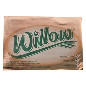 Imagen de WILLOW Materia grasa para untar mix 77% con mantequilla pastilla 250 g.