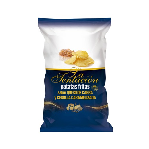 UGARSA Patatas fritas con sabor a queso de cabra y cebolla caramelizada 120g