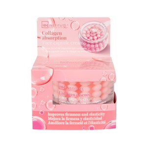 IDC INSTIUTE Pink collagen Crema facial de día con cápsulas con colágeno.