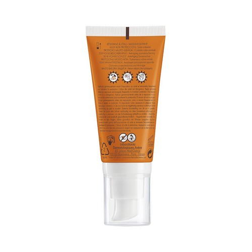 THERMALE AVÉNE Protector solar facial antiedad con FPS 50+ (muy alto), para pieles sensibles 50 ml.