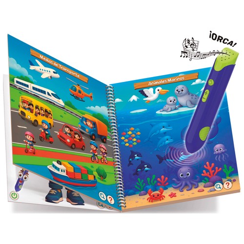EDUCA Lector electrónico interactivo Cosas de peques Preguntas + Lápiz, juego educativo Educa Pen +2 Años