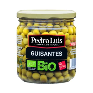 PEDRO LUIS Guisantes de agricultura ecológica bote 230 g.