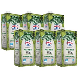 precios Larsa Leche Semidesnatada De Vaca De Pastoreo, 100% Gallega Pastoreo 6 X 1 L. en Alcampo