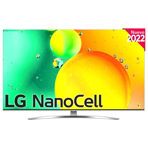Televisión 165,1 cm (65") LED LG 65NANO786QA 4K, HDR 10 PRO, SMART TV, WIFI, BLUETOOTH, TDT T2, USB reproductor y grabador, 3HDMI, 50HZ.