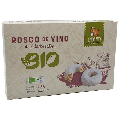 E. MORENO Roscos de vino de producción ecológica 300 g.