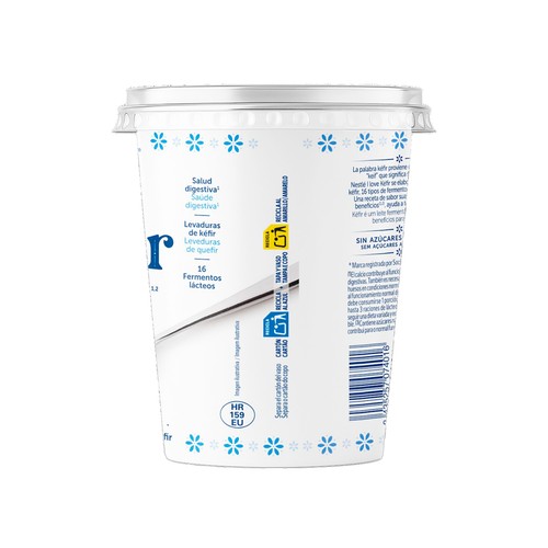 NESTLÉ Kéfir nutural con textura cremosa 375 g.