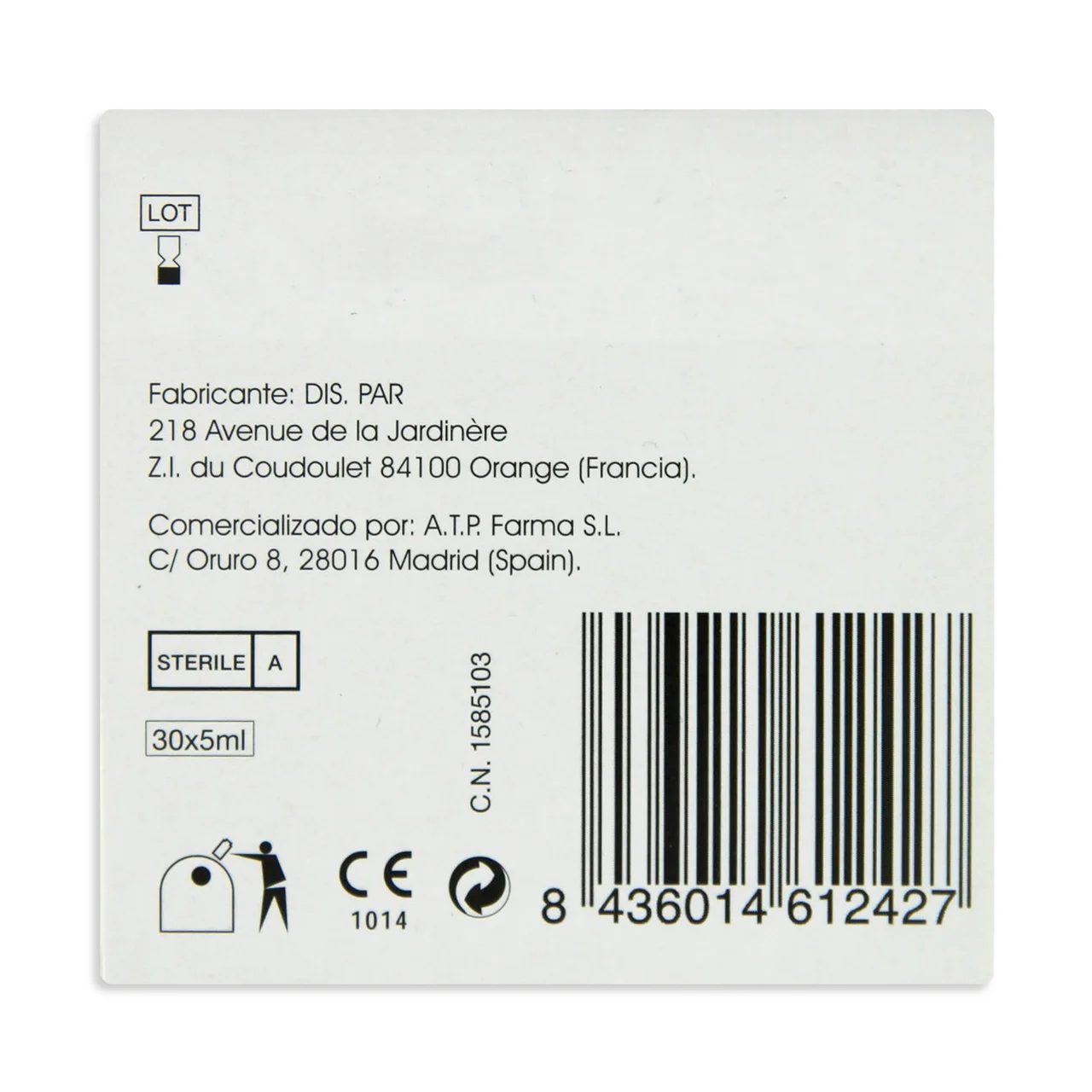PHARMASET Solución para la limpieza nasal y oftalmológica PHARMASET 30 x 5 ml.