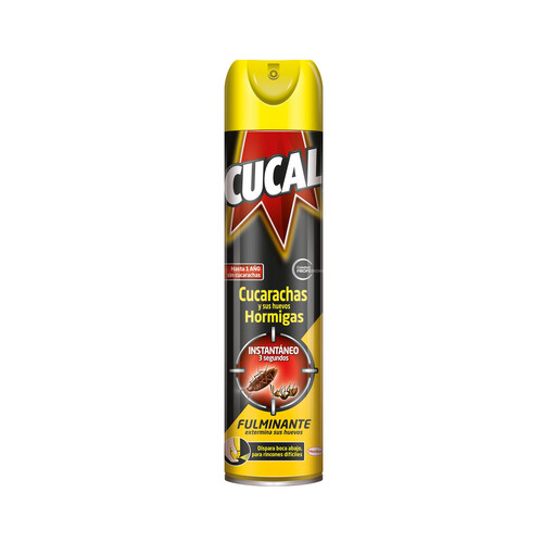 Insecticida aerosol rastreros CUCAL 400 ml.