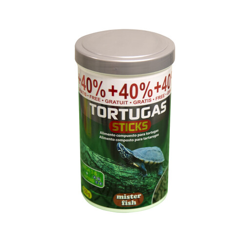 MISTER FISH Alimento completo para tortugas MISTER FISH 350 gr,