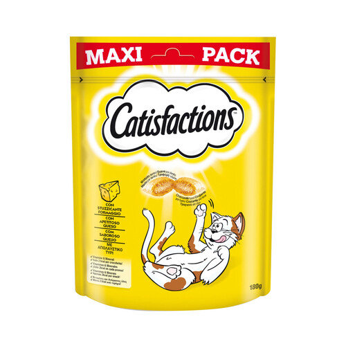 CATISFACTIONS Snacks de queso CATISFACTIONS 180 g.