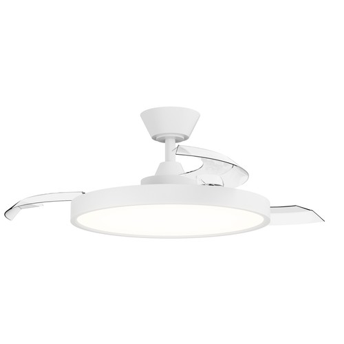 Ventilador de techo SULION Halley M, color blanco, 32W, temporizador hasta 2 horas, 6 velocidades, regulable en altura, 106cm diámetro aspas