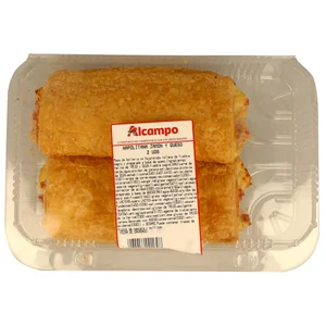 Napolitana de jamón y queso 2 uds. 190 g.